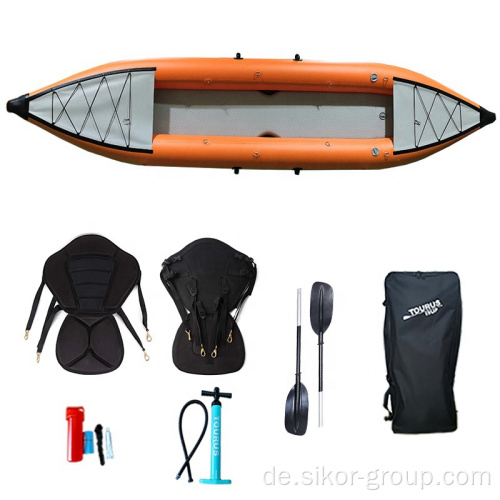 Gelb aufblasbares Pedalkajak 12ft aufblasbares Kajakzubehör für K2 Explore Hybrid aufblasbar SUP-Kayak Board 2